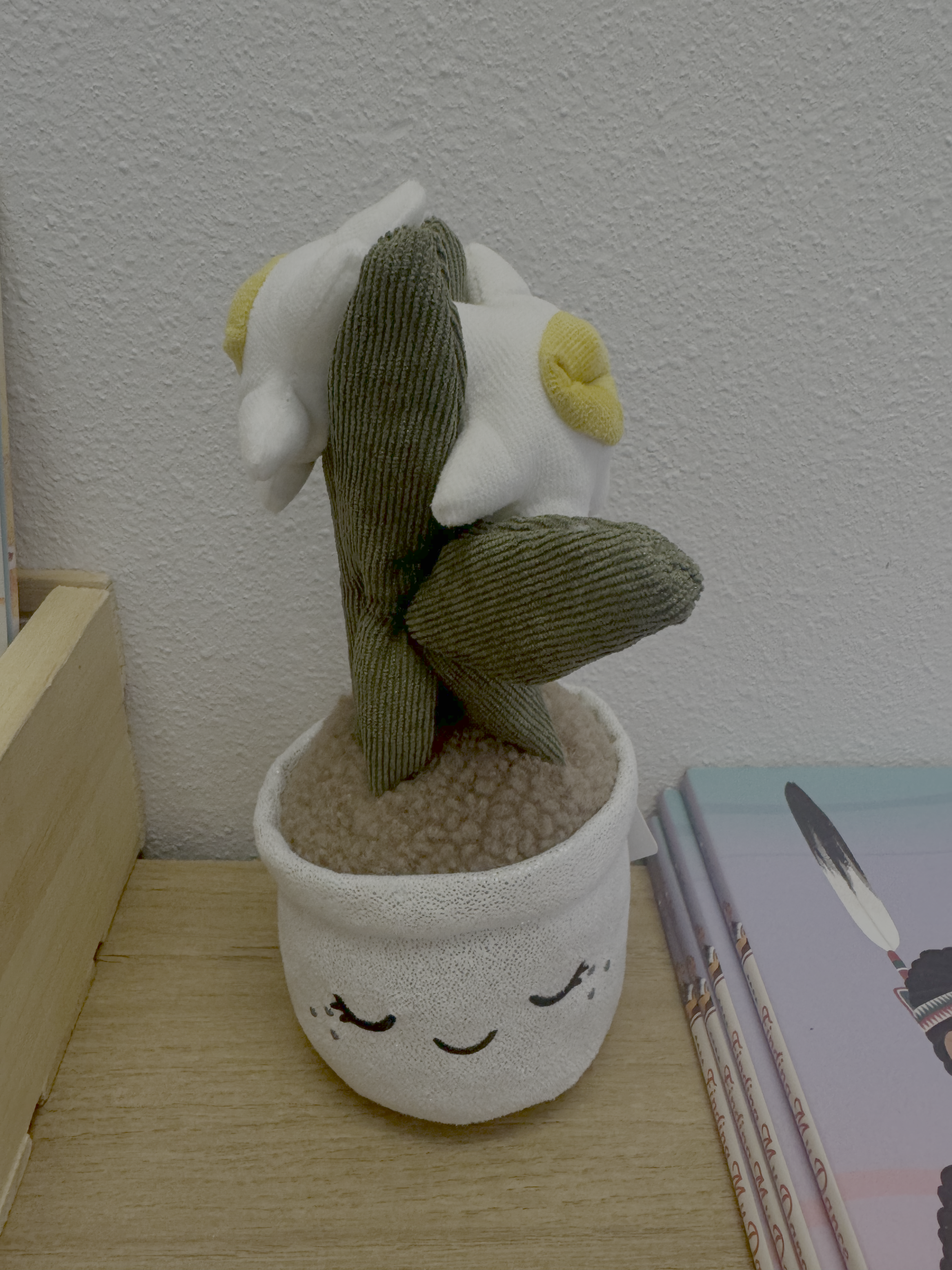 White Flower Plant Plushie
