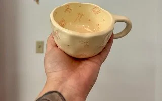 Bookish Bows: Ceramic Mug (Pink)