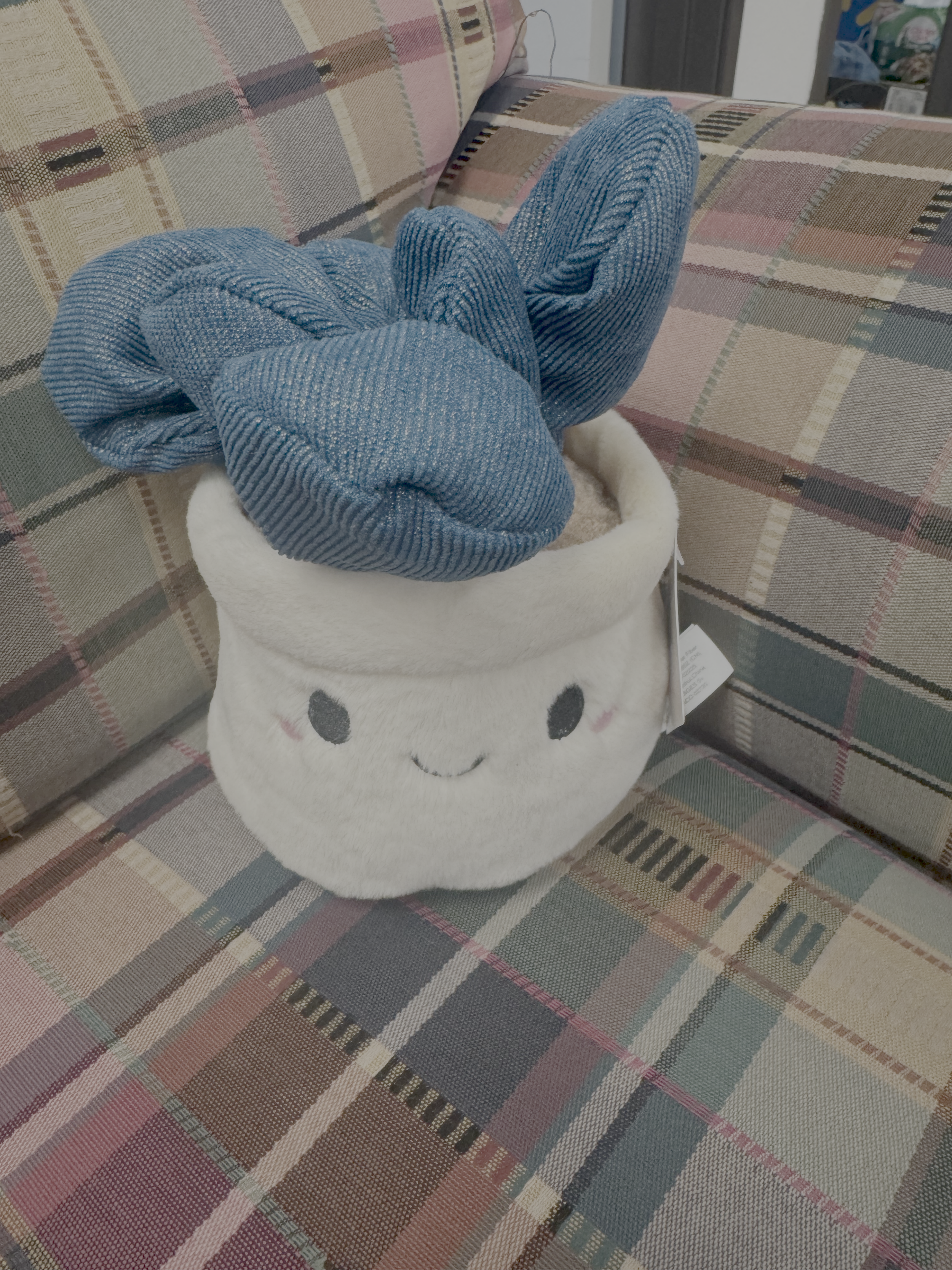 Succulent Plant Plushie (Blue)