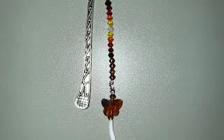 Beaded Bookmark (Brown)
