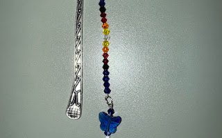 Beaded Bookmark ( Dark Blue)