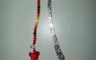 Beaded Bookmark (Red)