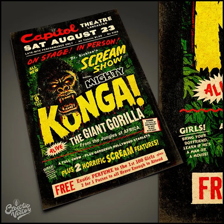 Mighty Konga- Spookshow-Poster [∆]