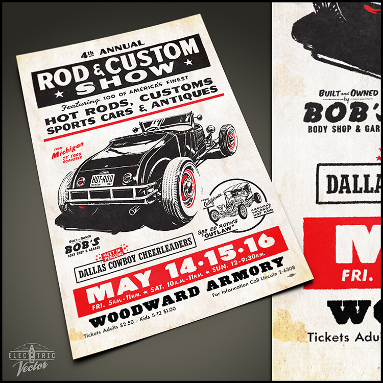 Hot Rod Show Poster
