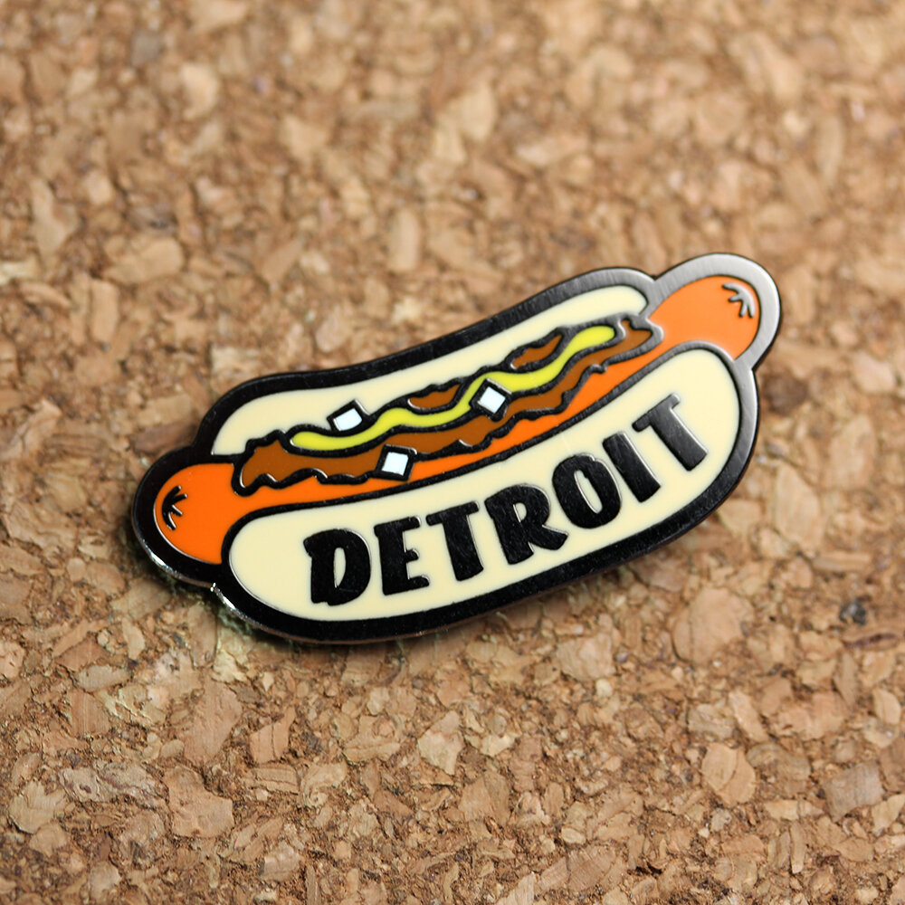 Detroit Coney - Enamel Pin