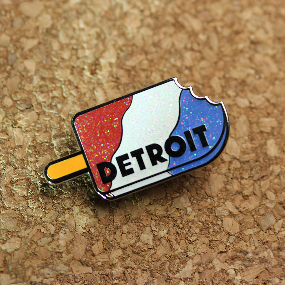 Detroit Ice Cream - Enamel Pin