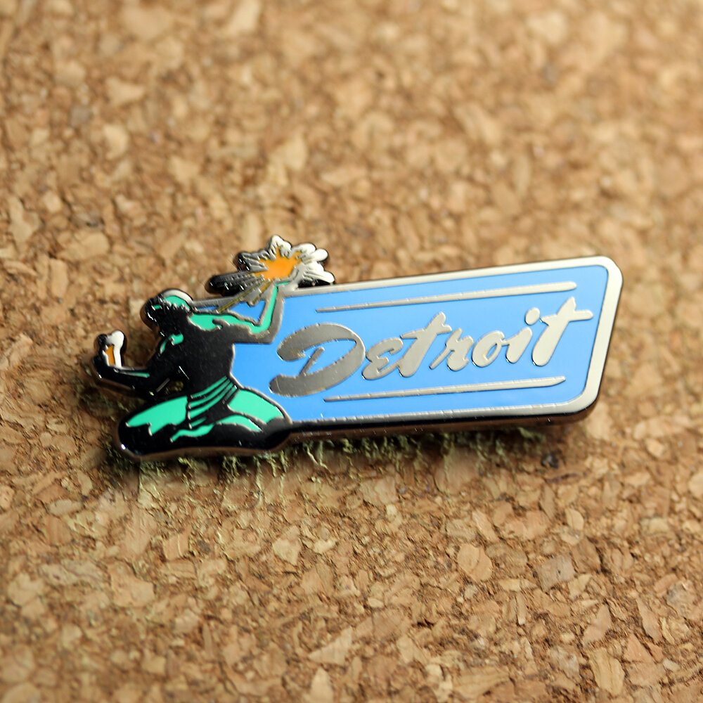 Detroit Spirit - Enamel Pin