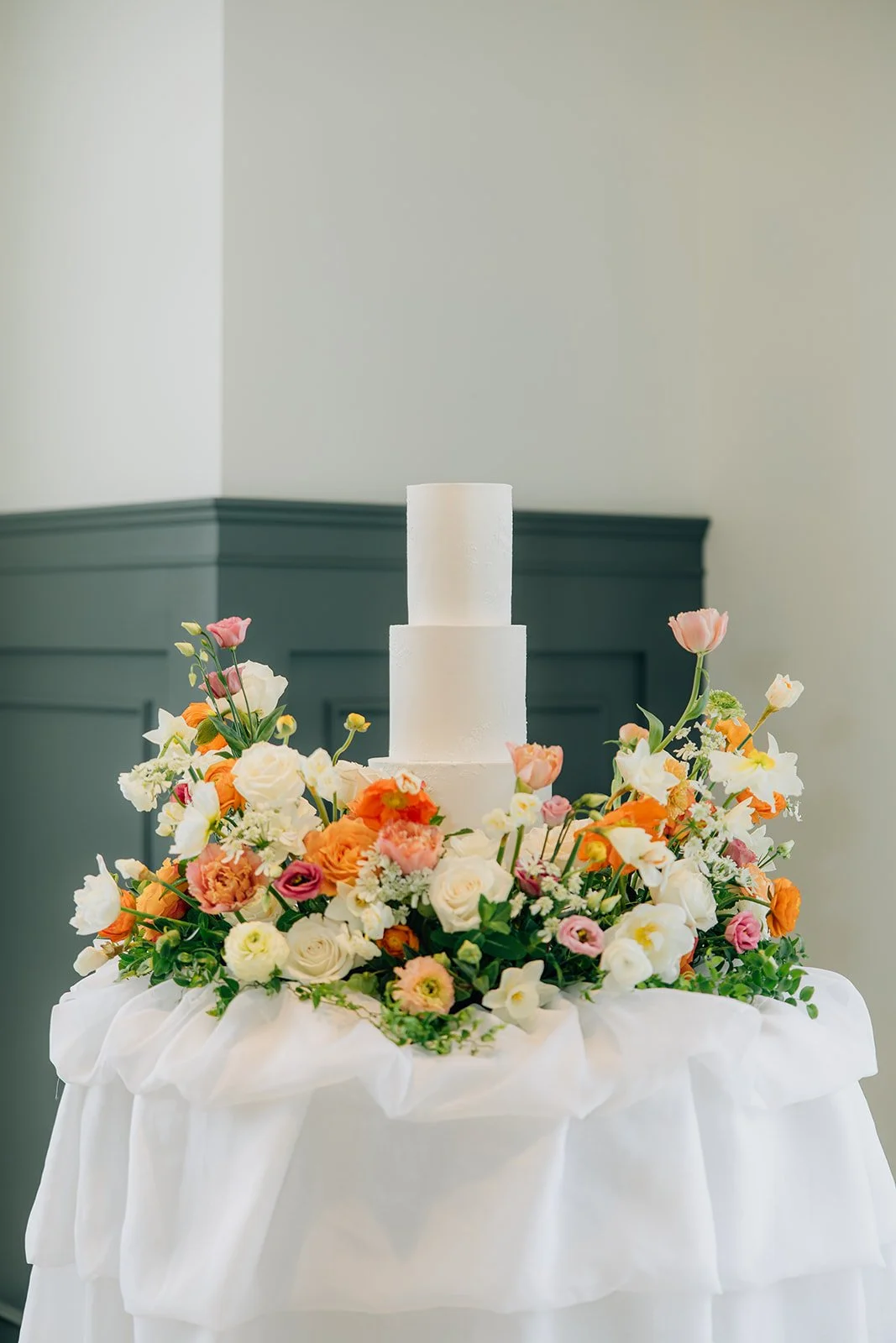 The Belvedere Simple 3 Tier with flower meadow