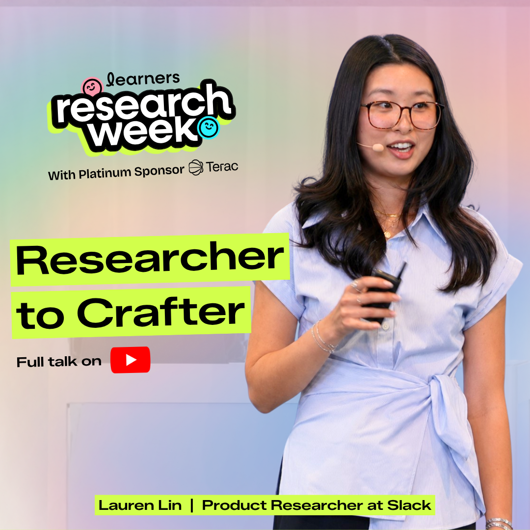 RESEARCHER TO CRAFTER @ LEARNERS 2026 | Make your work like a TikTok? Watch the talk ↑