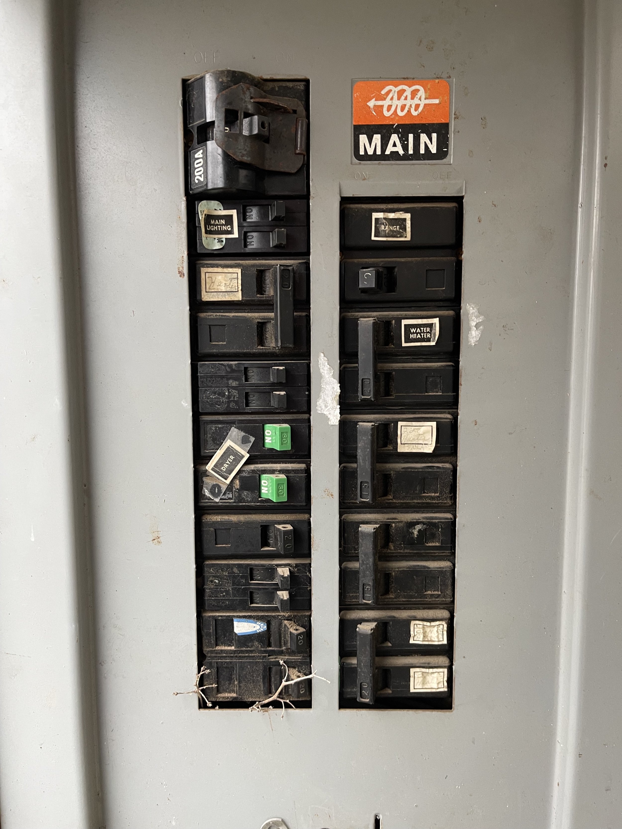 Panel with 200 amp service