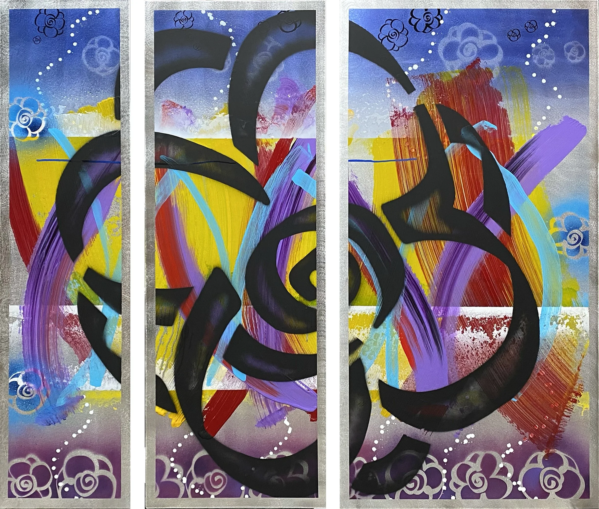 A disturbing mechanism- 55.5” x 48” - Mixed Media on Dibond - 6.13.2021 -- SOLD