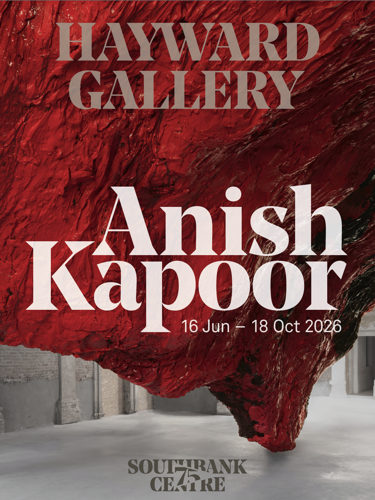 Anish Kapoor at Hayward Gallery / 16 June - 18 October 2026