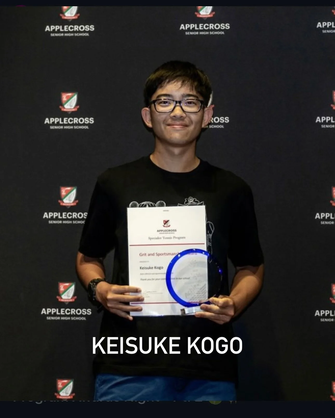 🏆 2025 GRIT &amp; Sportsmanship Winner 🏆

✨ Congratulations, Keisuke Kogo &amp; Mayla Manoj ✨

Your hard work, determination, and unwavering sportsmanship have truly set you apart. This award recognizes your exceptional character both on and off th