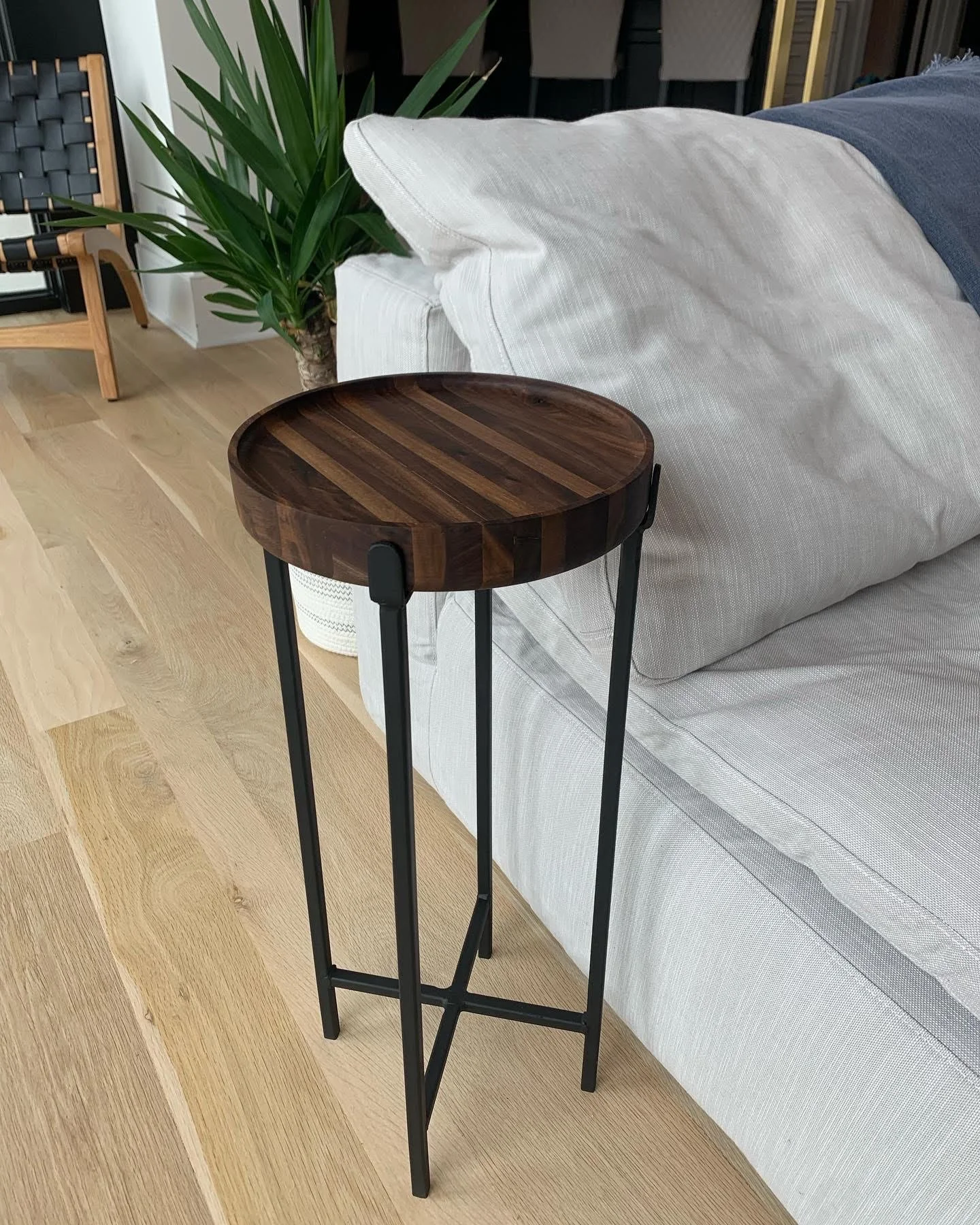 round walnut metal leg side table.jpg