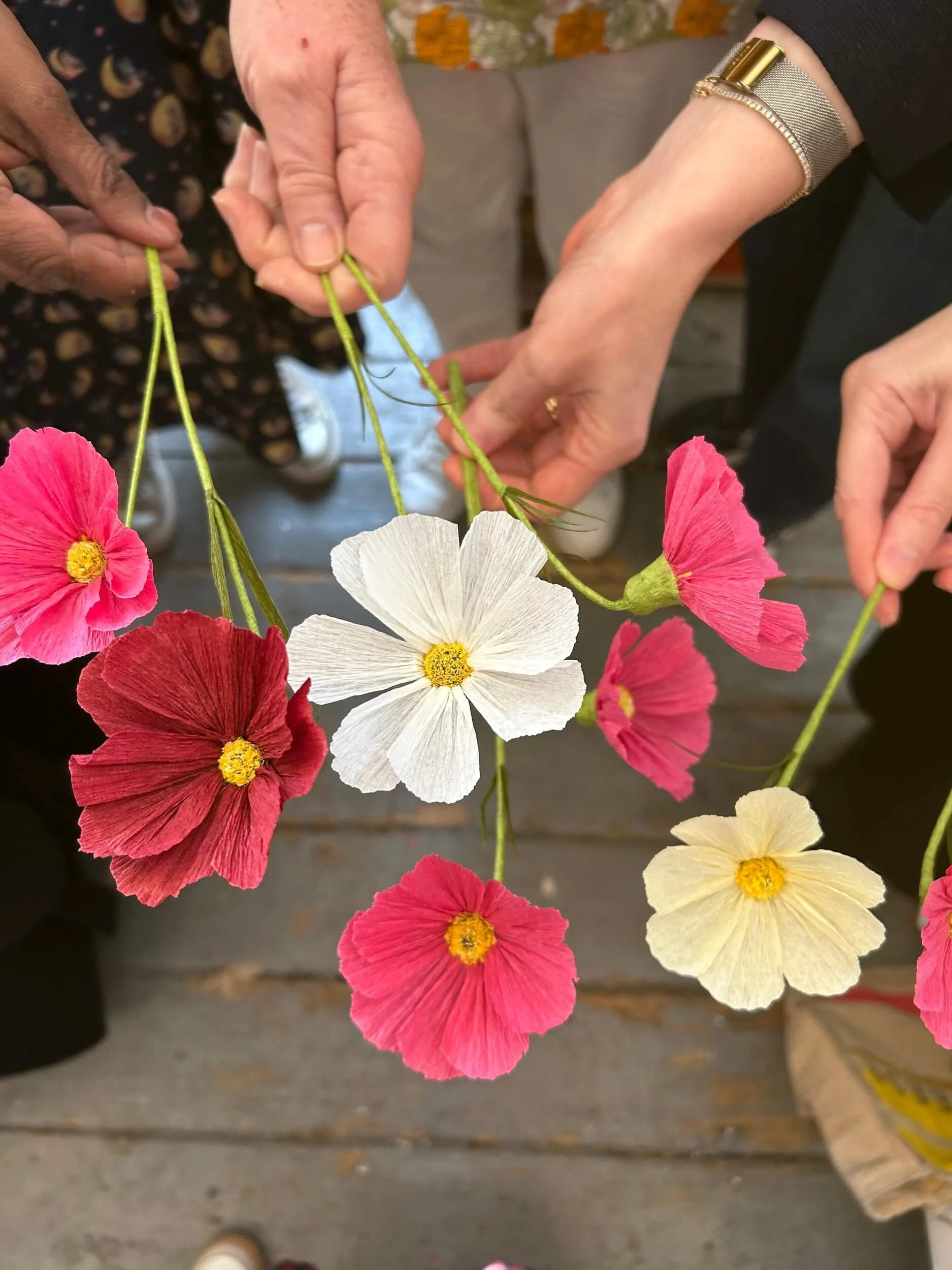 Paper Flower Workshops UK — A PETAL UNFOLDS