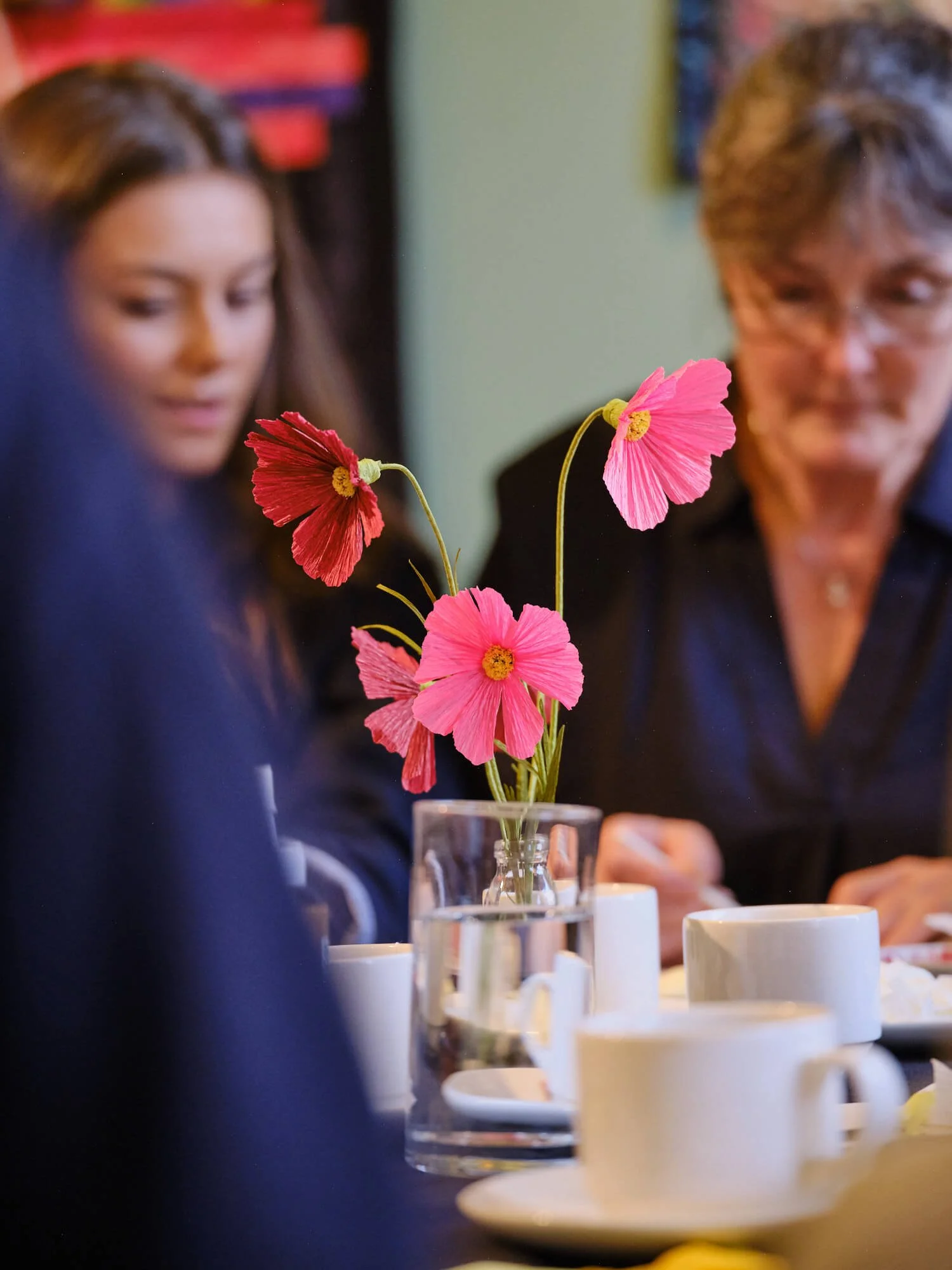 paper flower workshop cosmos flowers