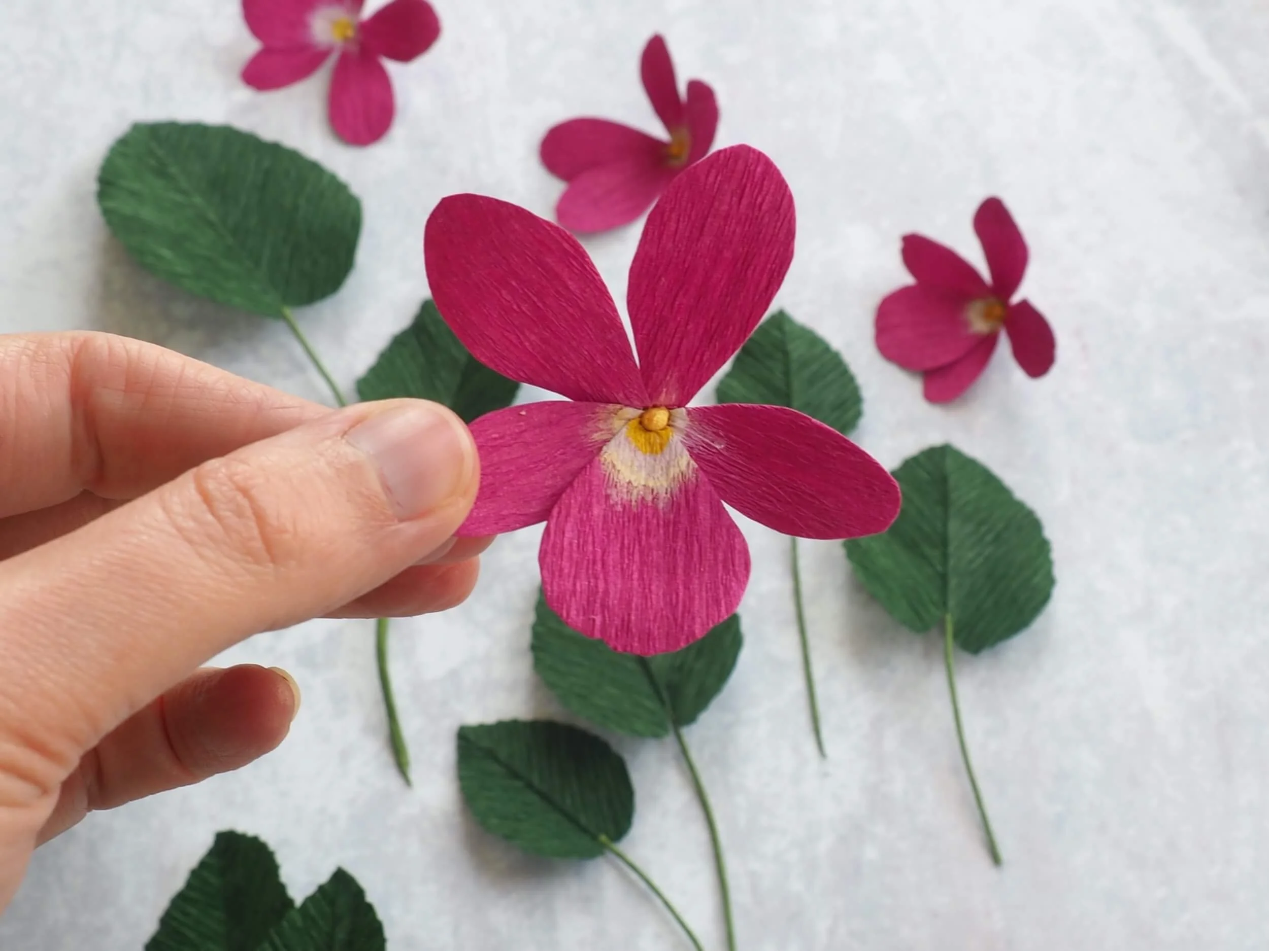 Client Paper Flower Projects — A PETAL UNFOLDS