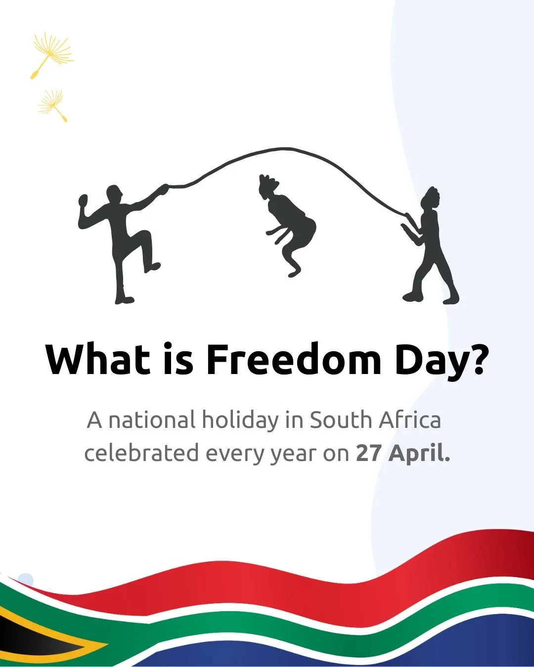 Today, South Africa celebrates Freedom Day 🇿🇦

On this day in 1994, the country held its first democratic elections, allowing all citizens to vote&mdash;a historic moment in the journey toward equality and justice. We honour the resilience of those