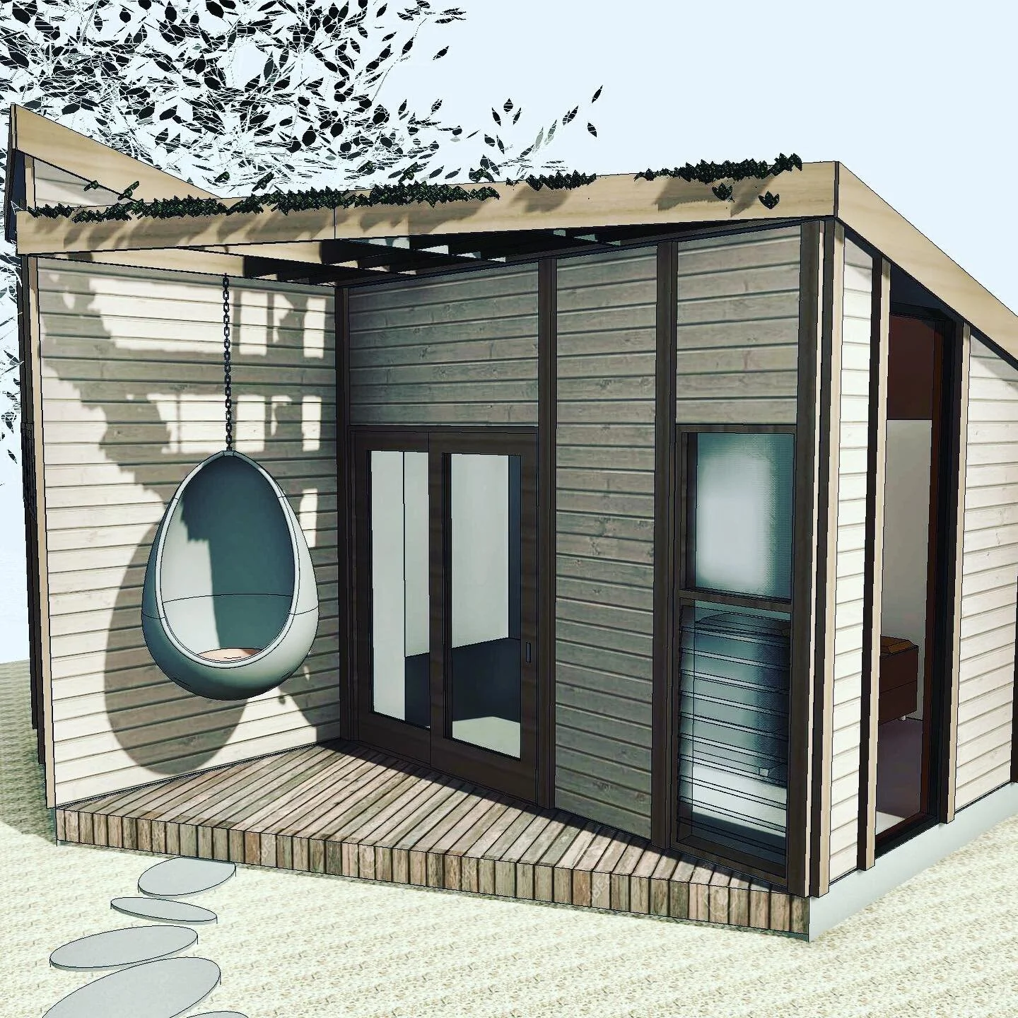 Fun creating a front yard studio with #linearstudio
