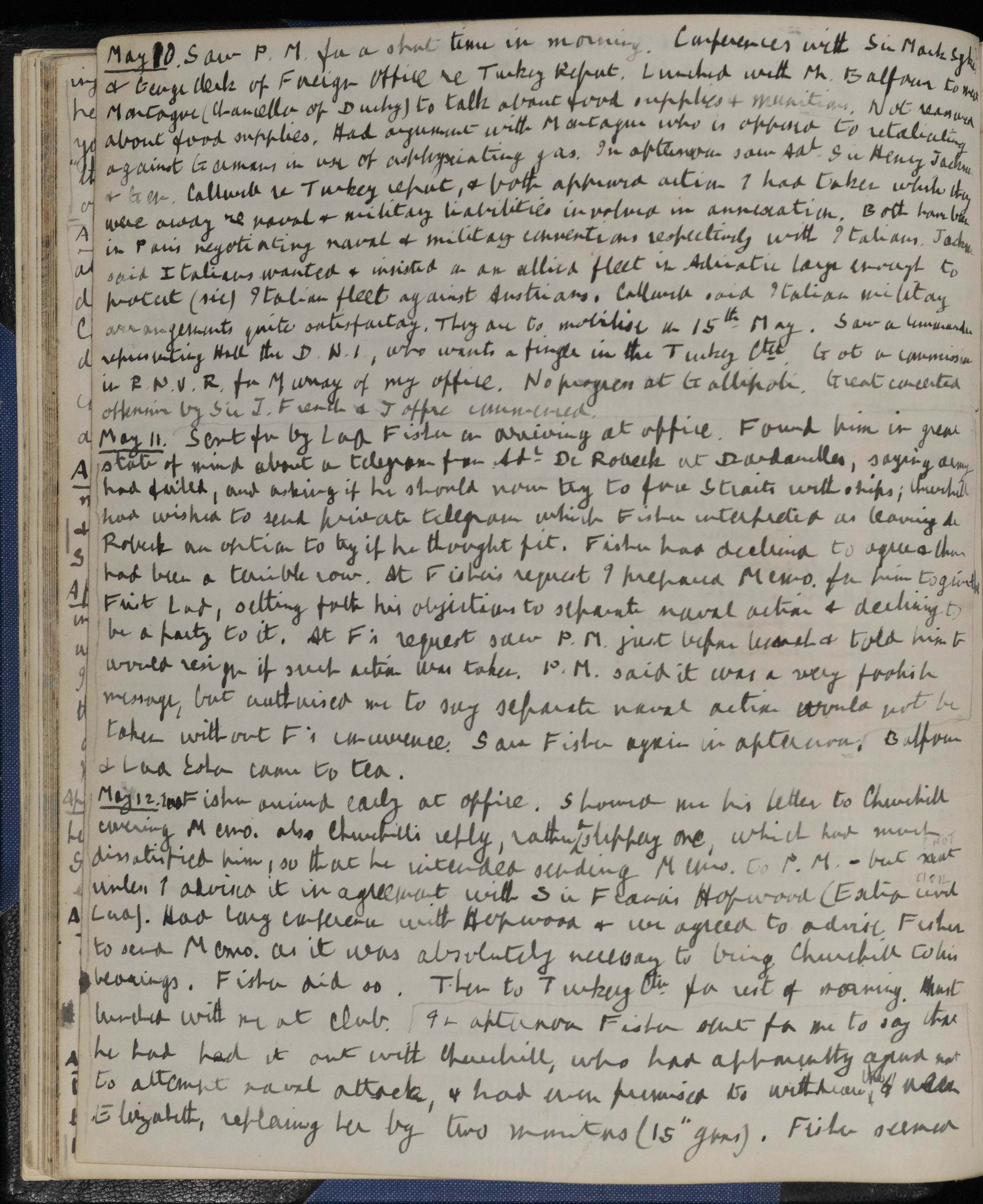 Keeping and Making Diaries — Churchill Archives Centre