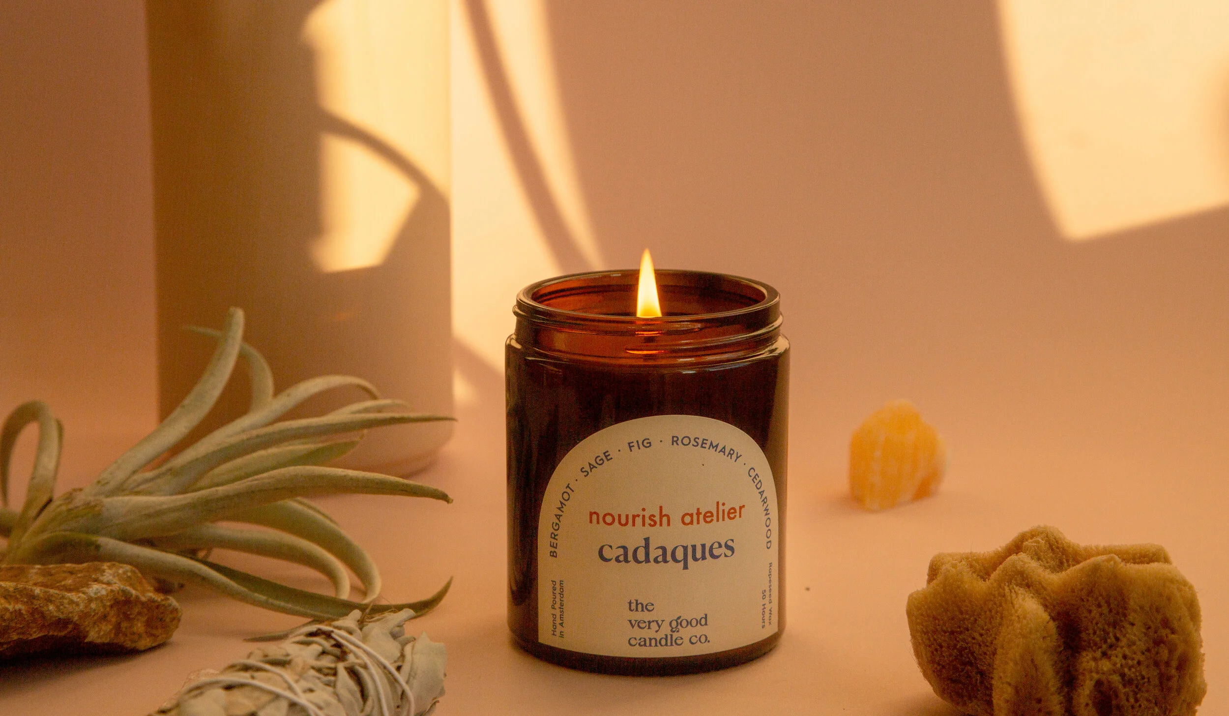 Organic scented candle — Nourish Atelier