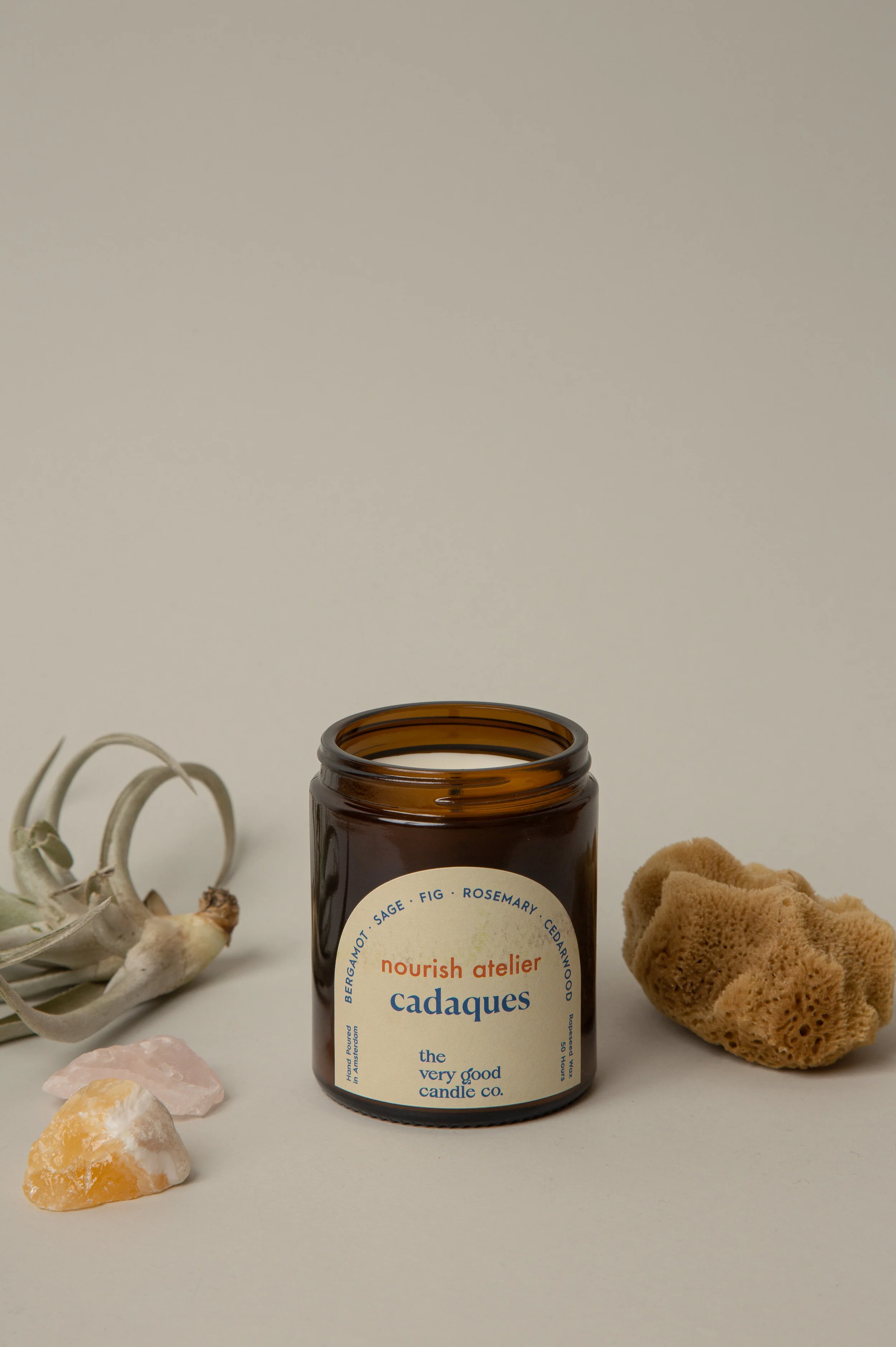 Organic scented candle — Nourish Atelier