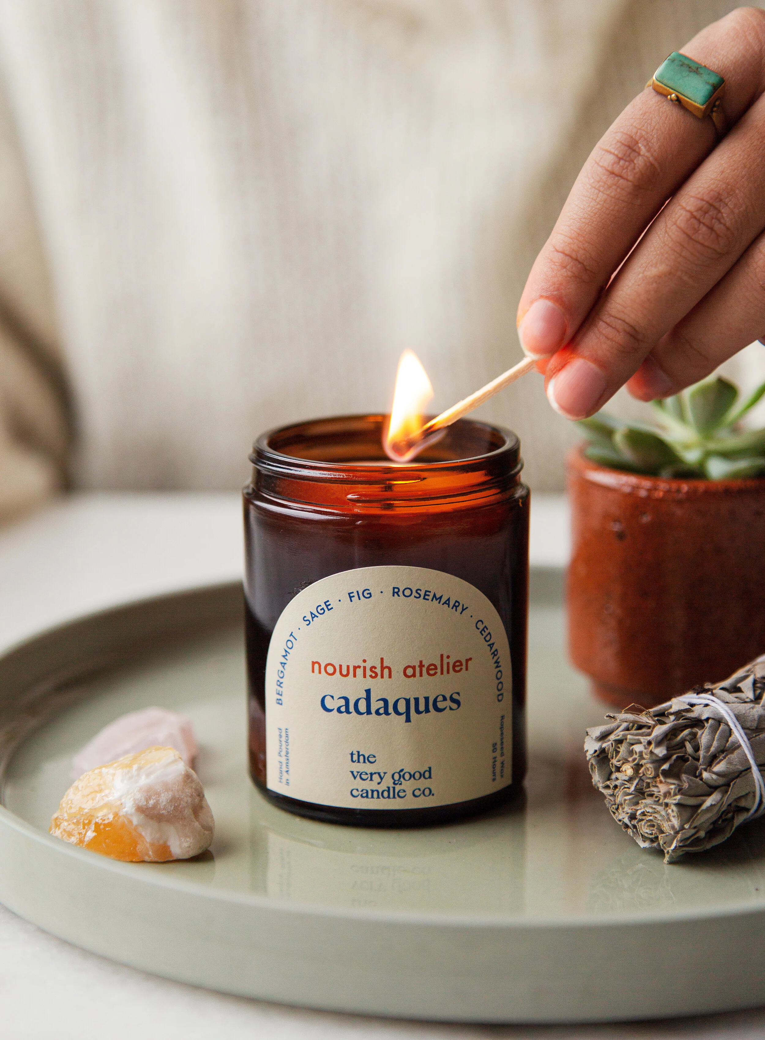 Organic scented candle — Nourish Atelier