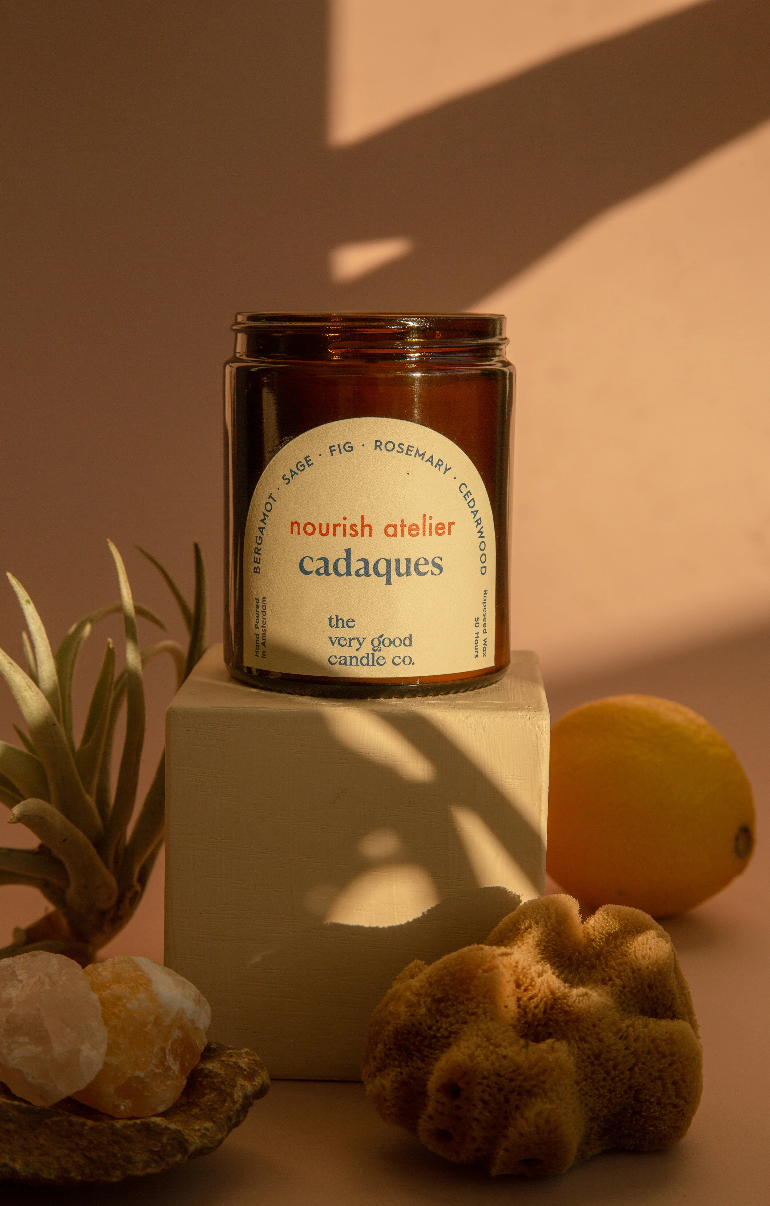 Organic scented candle — Nourish Atelier