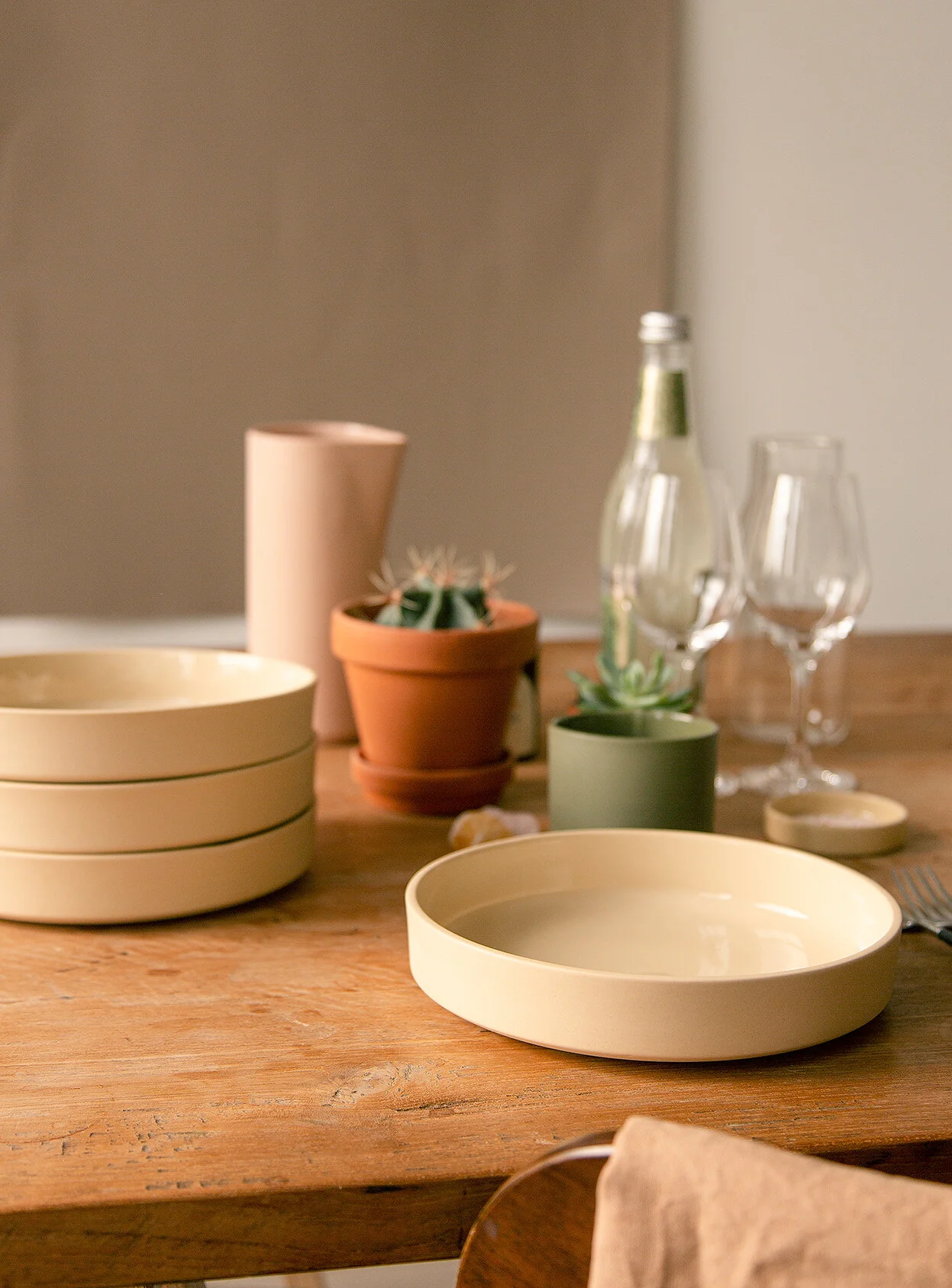 Handmade ceramic bowl food stylist Choice — Nourish Atelier