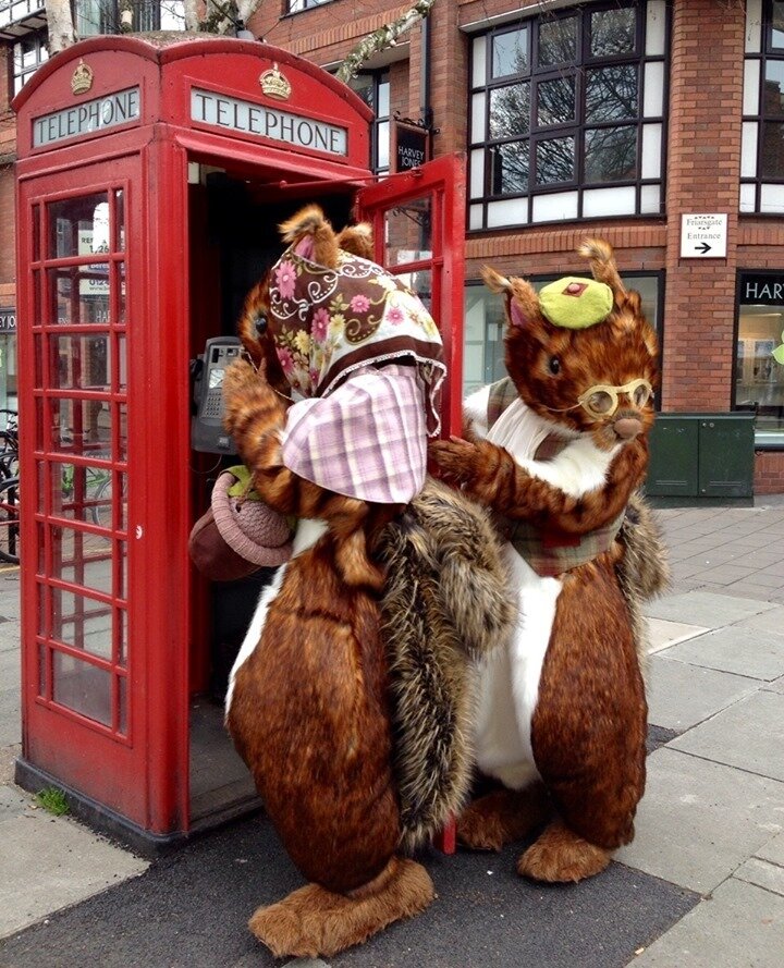 Today marks the official start of Autumn, so what better time to share a photo of our favourite elderly squirrel characters, Mr &amp; Mrs Nutkin? ⁠
⁠
Not only are they charming, interactive and popular with adults and children alike, they may be your only opportunity to see red squirrels in the wild!