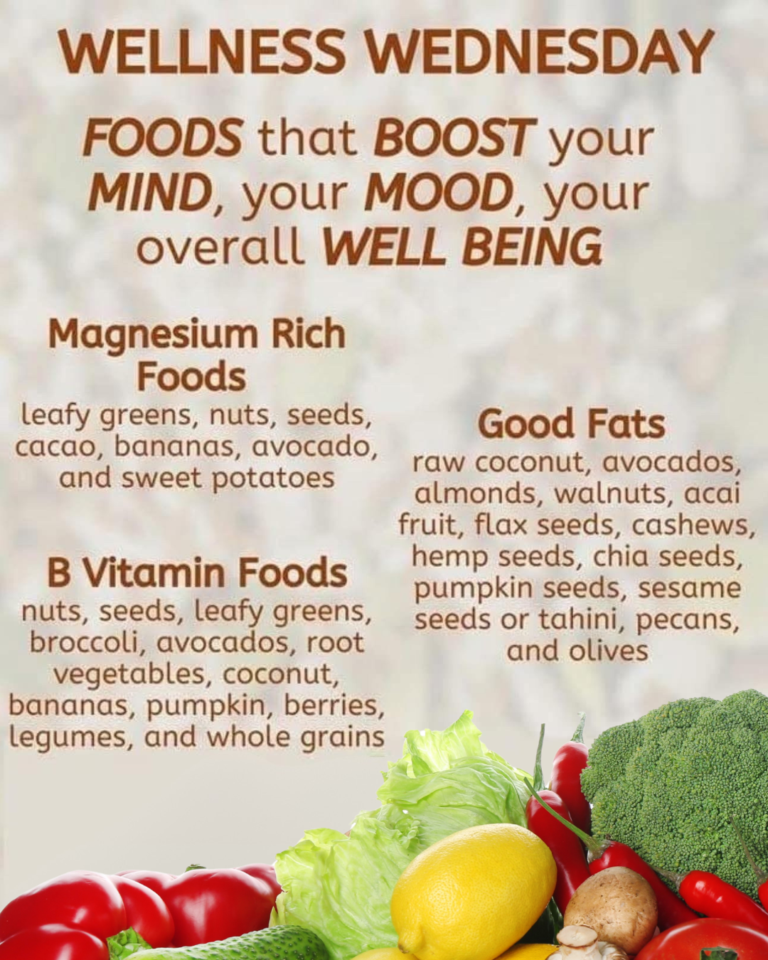 Wellness Wednesday-National Nutrition Month 