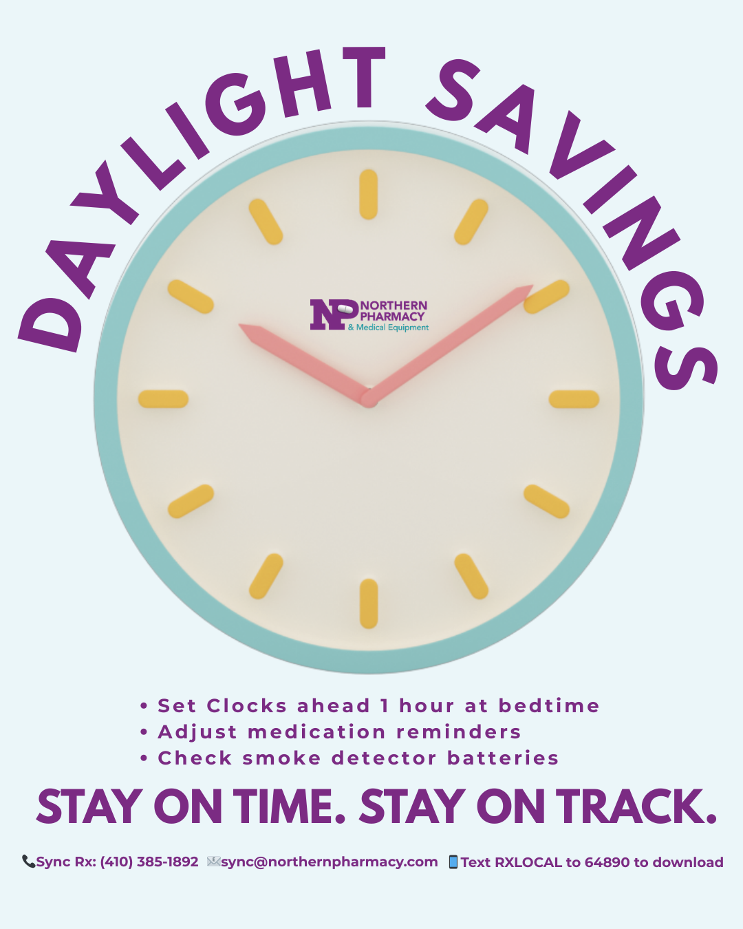 Spring Forward – Stay on Schedule