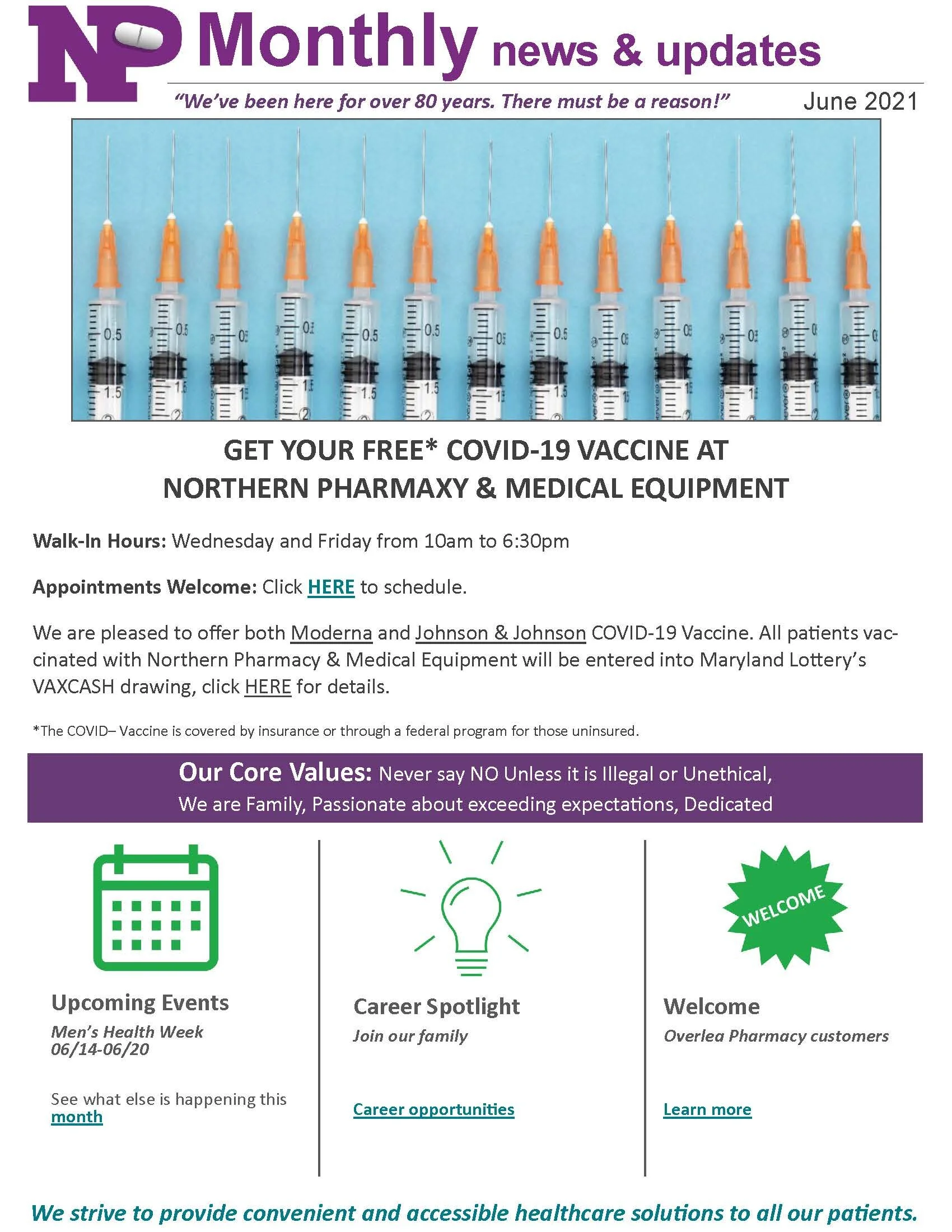 About 1 — Northern Pharmacy & Medical Equipment