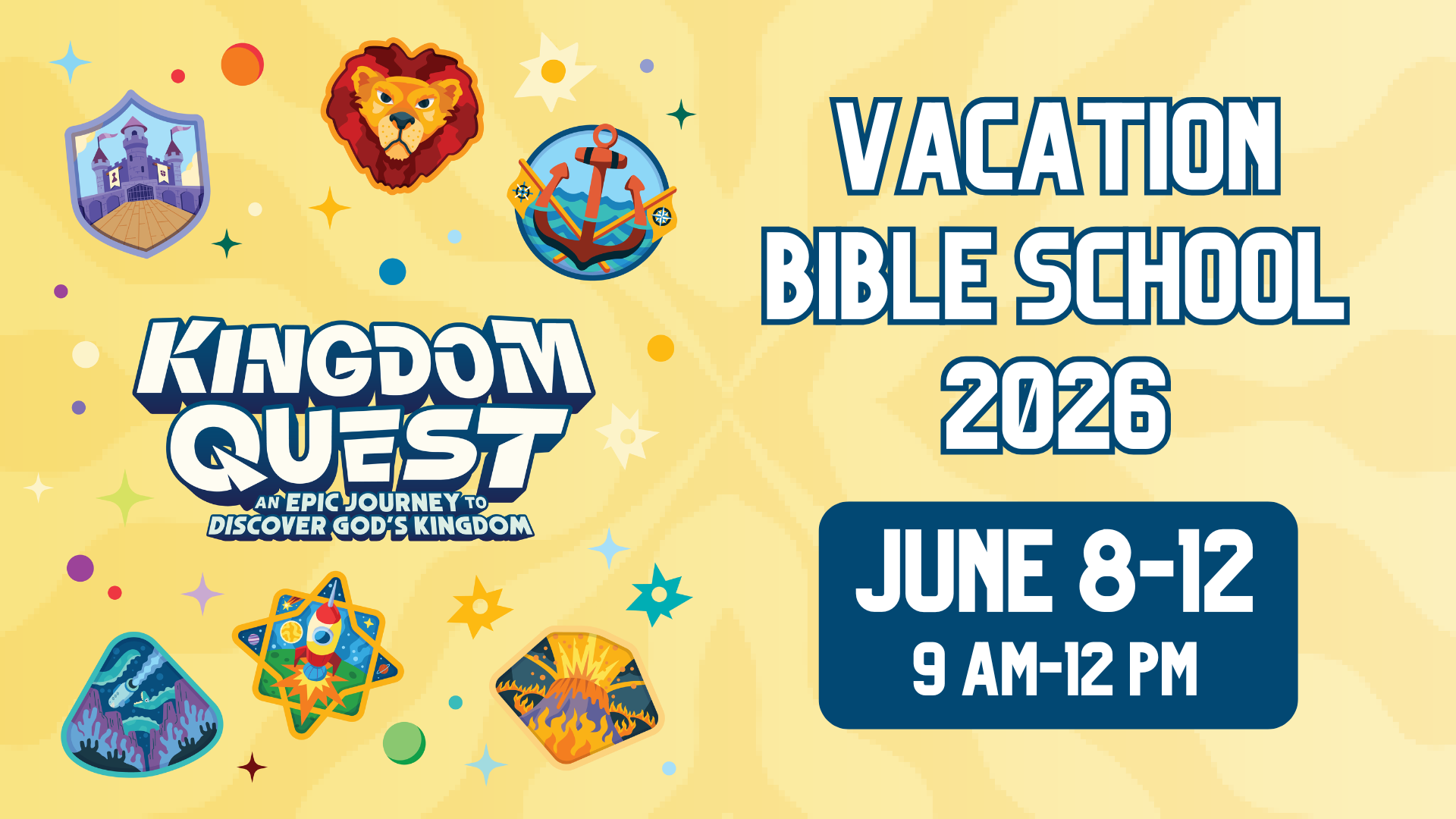 Vacation Bible School 2026: Kingdom Quest