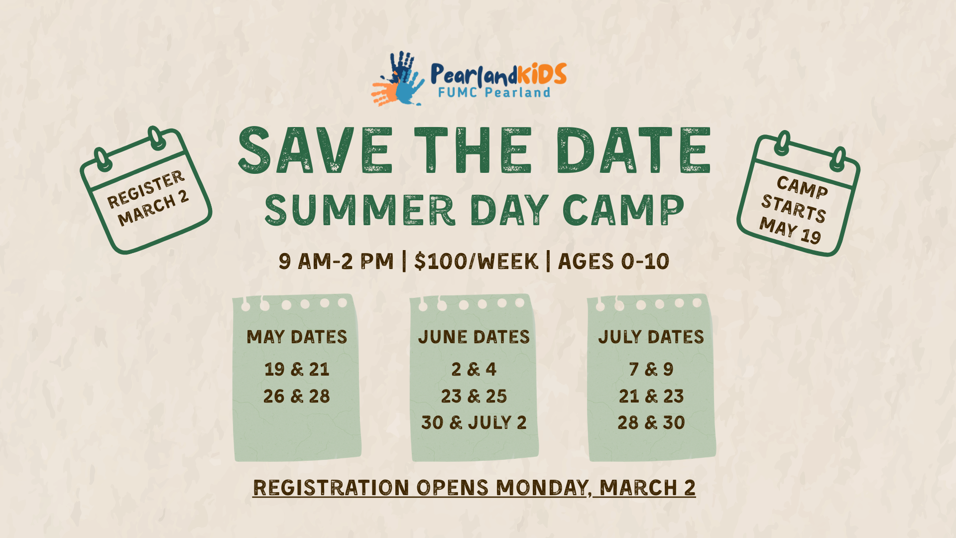 PearlandKIDS Summer Day Camp