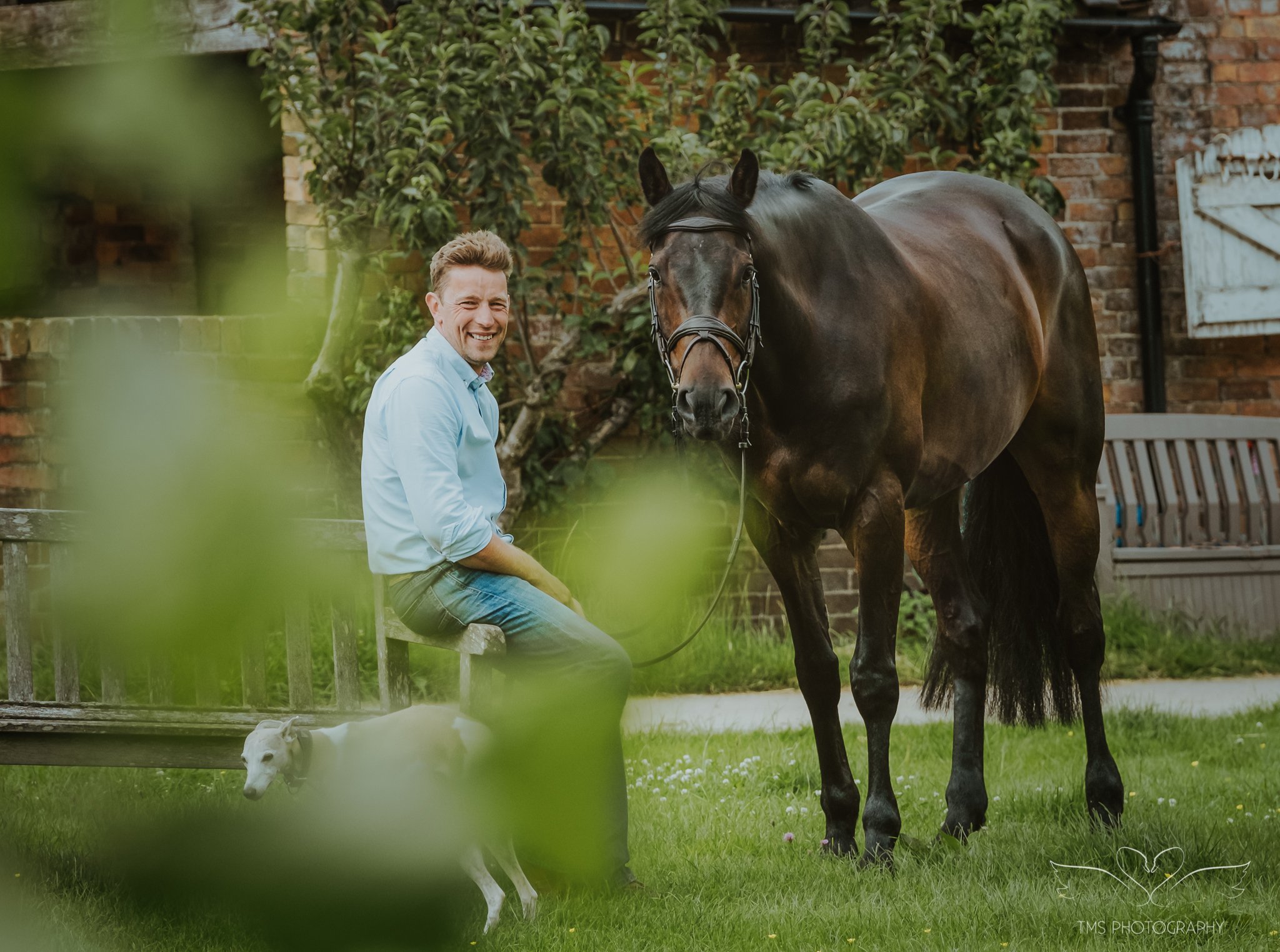 Equestrian Portrait Session with Event Rider Simon Grieve at Field Farm, Wymeswold