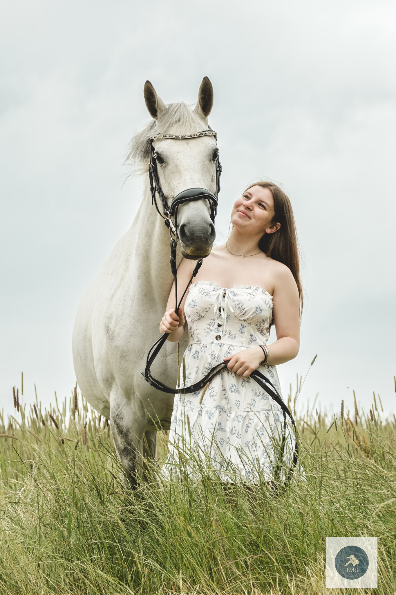 Liv and Milly exploring the countryside surrounding their livery yard
