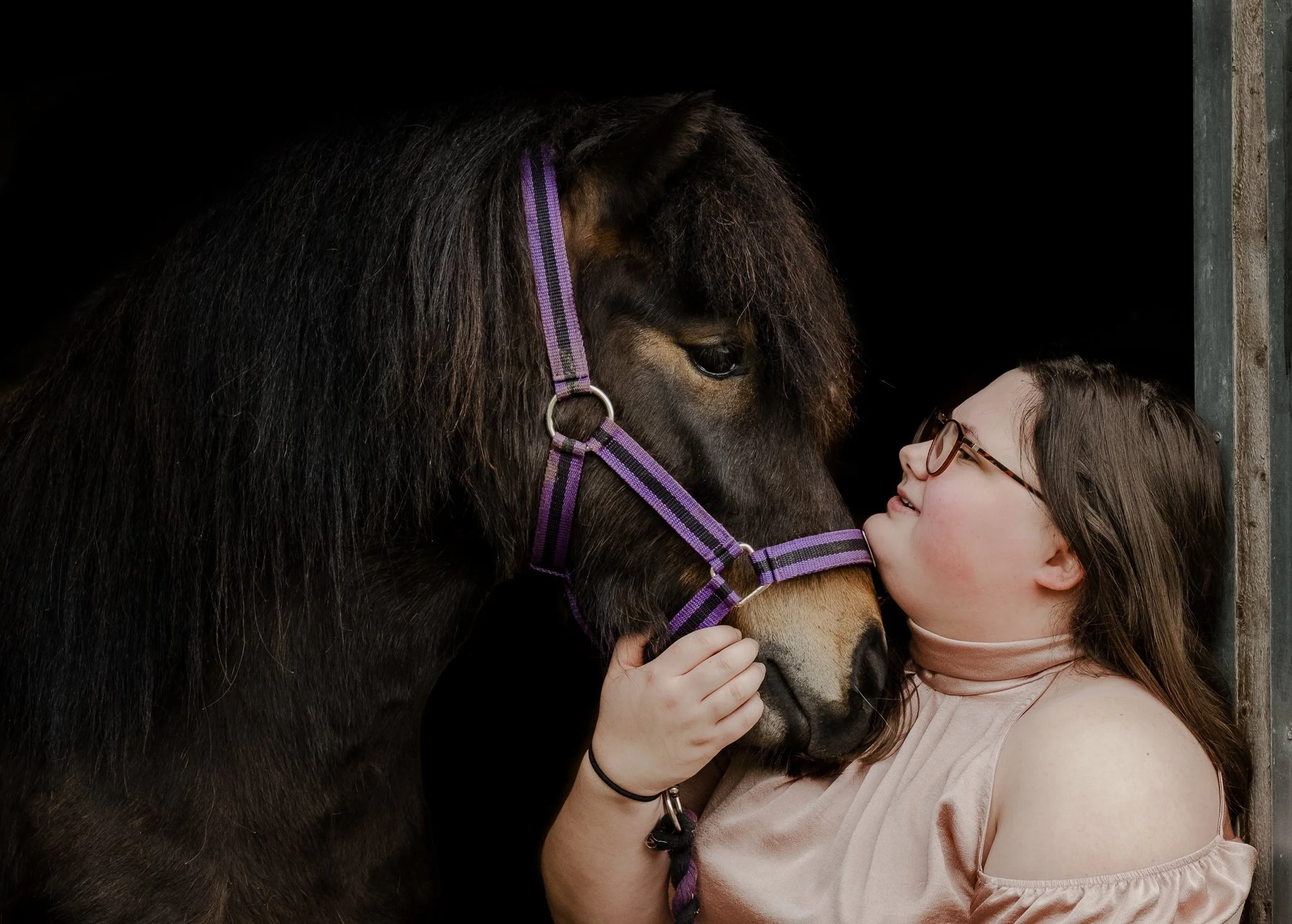 Equine photographer in Derbyshire capturing horse and owner portraits