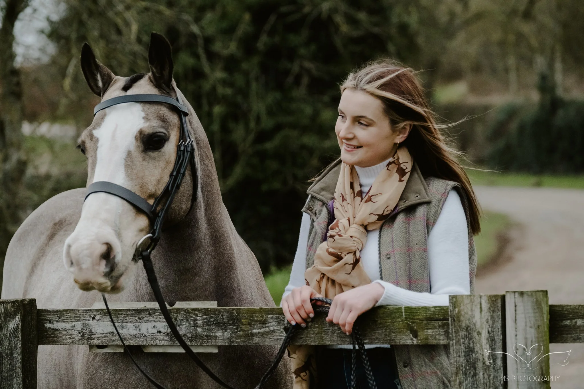 Holly and Del-Boy looking very happy on their pony photoshoot in Derbyshire