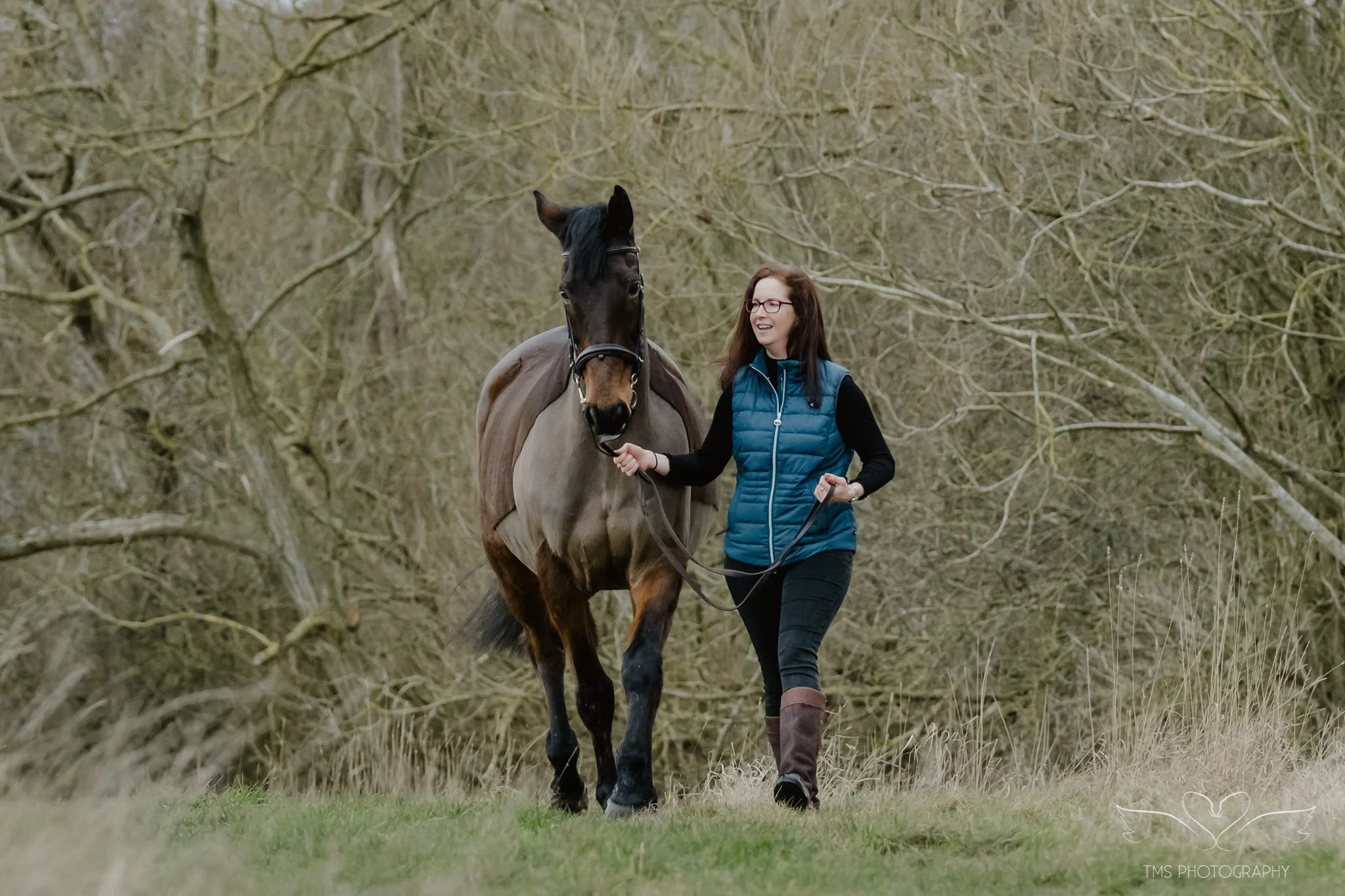 relaxed equine photography session UK