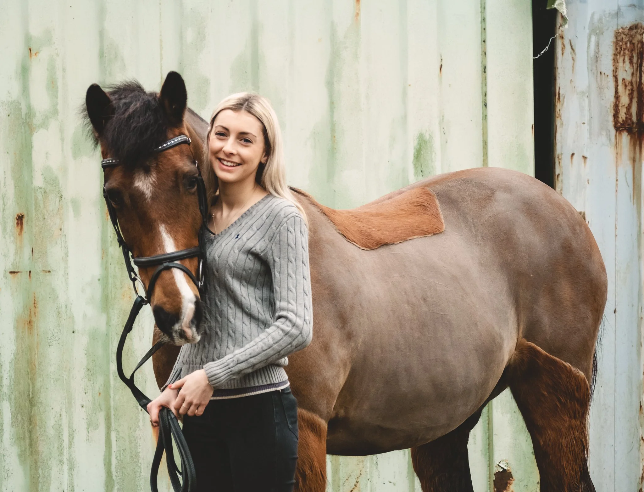 Horse photoshoot in the New Forest with owner and pony