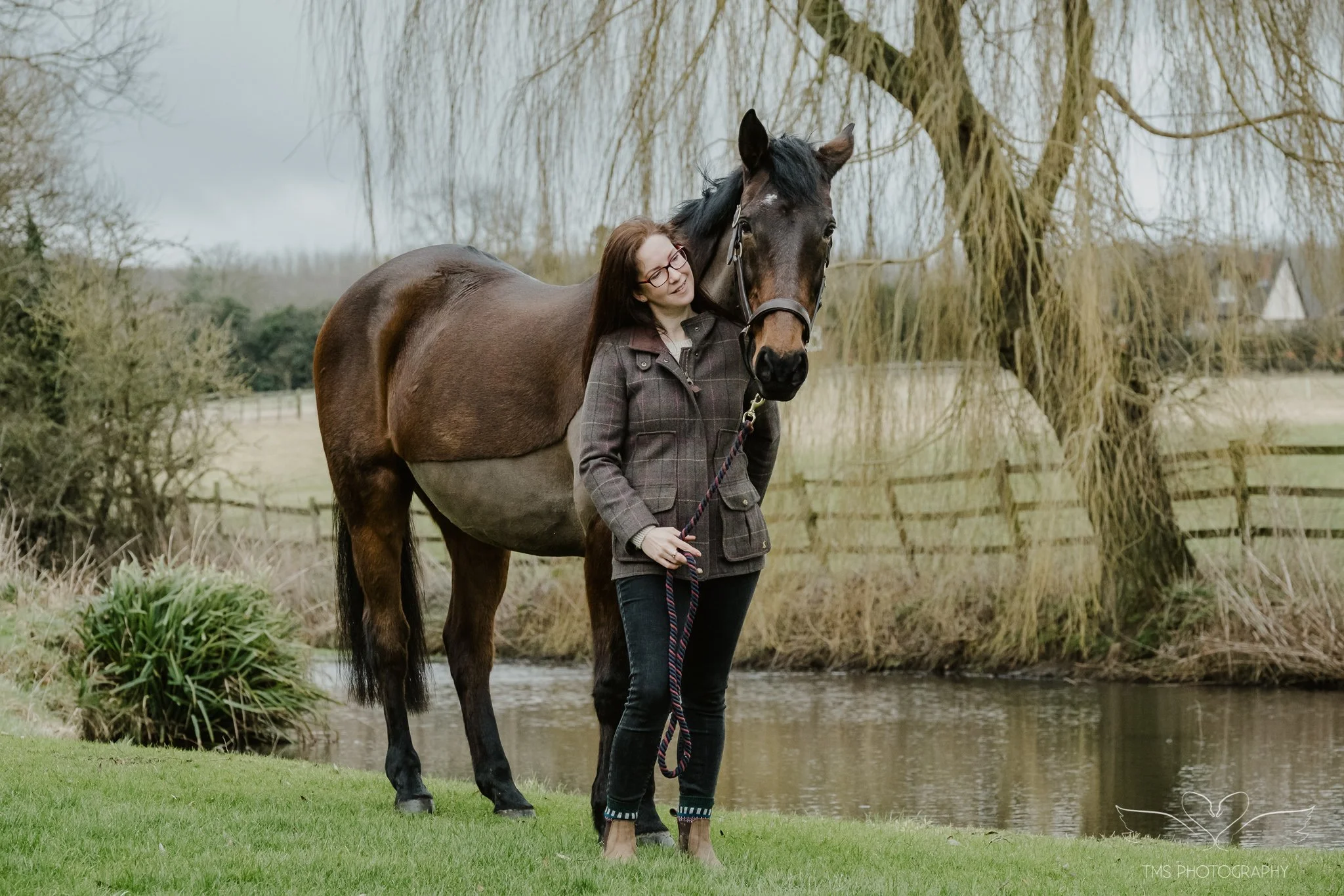 natural horse and owner photography UK