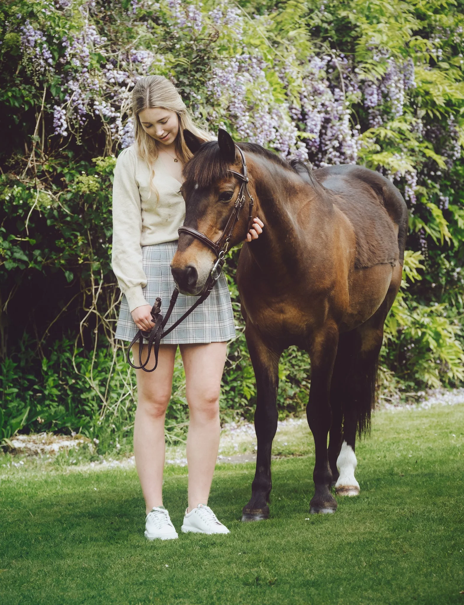 horse photography session in Hampshire