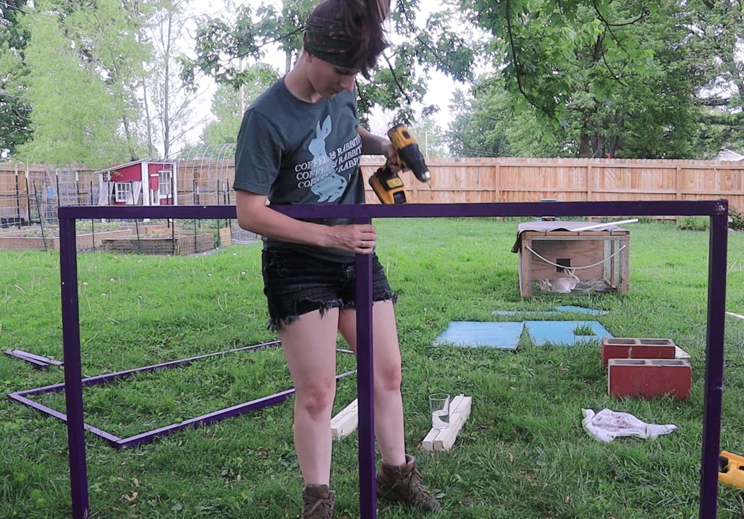 Building a Rabbit Tractor - Notes on Coccidiosis & RHDV2 — Teal Stone ...