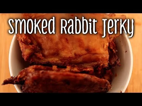 Smoking RABBIT JERKY - Rabbit Recipes (Copy)