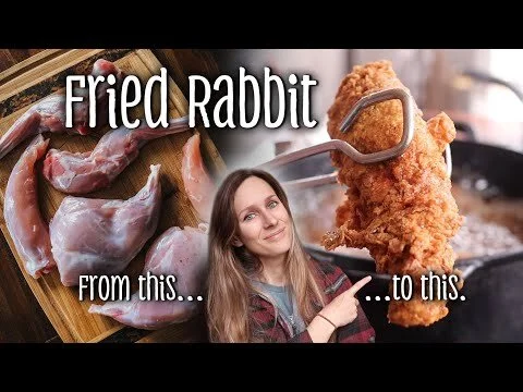 FRIED RABBIT Recipe - Farm to Table Dinner (Copy)