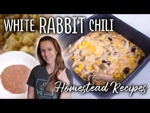 White RABBIT Chili - Homestead Recipes | Creme d'Argent Meat Rabbits (Copy)