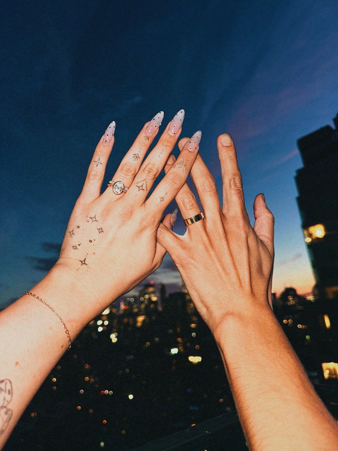 little did we know when we chose this as &ldquo;our song&rdquo; six years ago, we&rsquo;d be standing here, married in the middle of eclipse season. forever with you will never be enough. i&rsquo;ll find you in every lifetime. i love you, my darling.