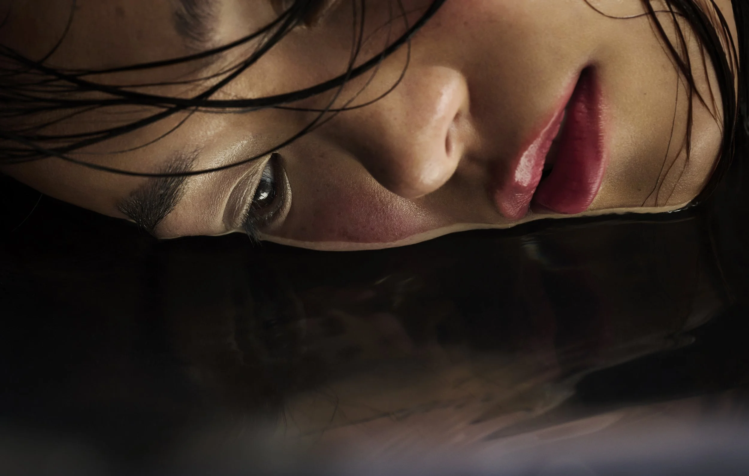 Beauty makeup campaign in San Francisco by makeup artist Angela Shippen. 