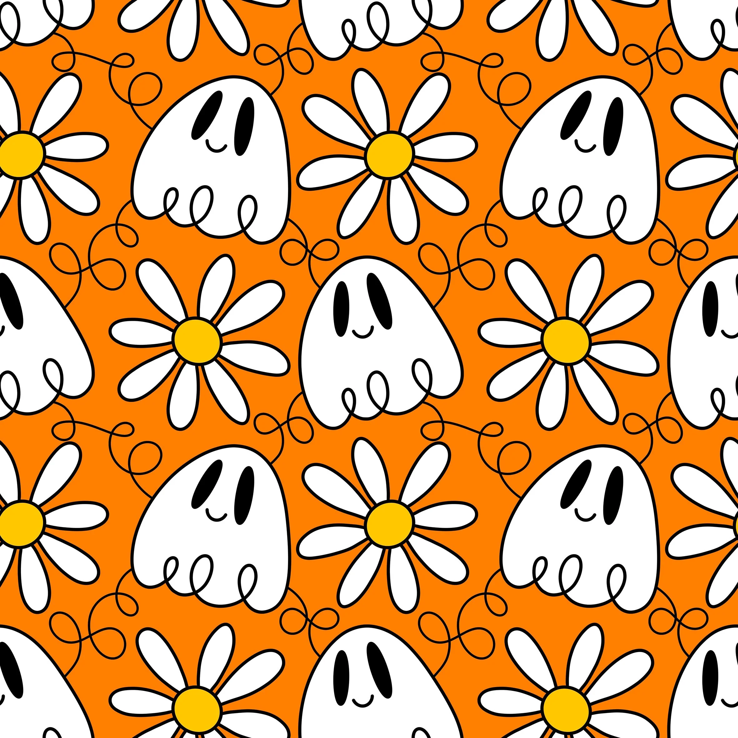 Ghosties, Orange - Preorder due 7/9
